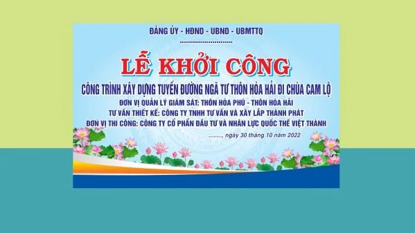 BACKGROUND LỄ KHỞI CÔNG FILE COREL VECTOR