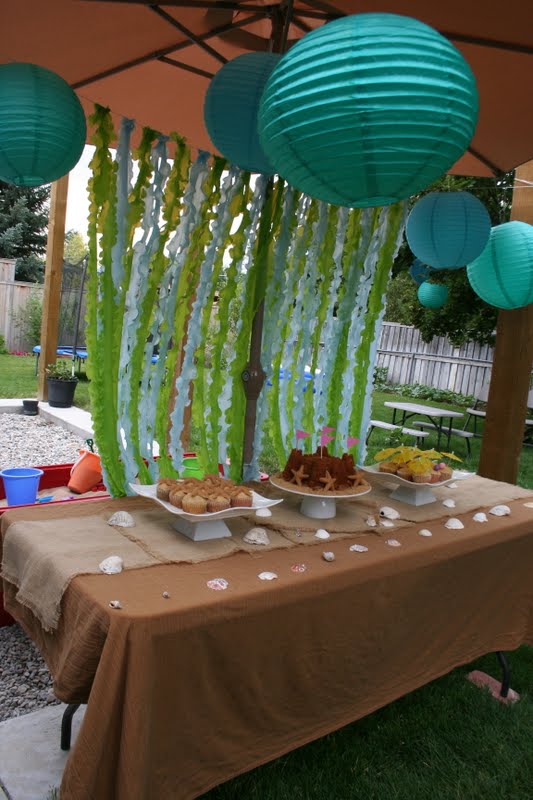 Beach Theme Table Decorations