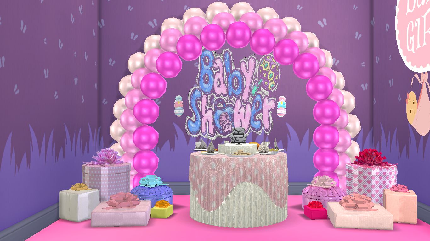  Sims  4  CC Download Bundle Of Joy Baby Shower Party  Items 