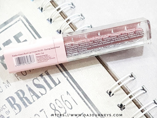 Review Fanbo Choco Rush Lip Cream All Shade