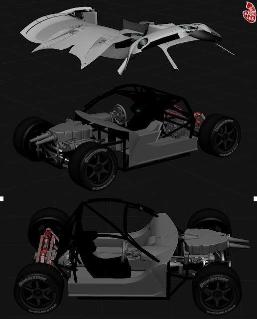 Modelaje de los coches super GT 6
