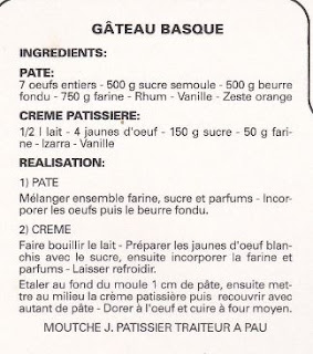 cuisine basque gateau