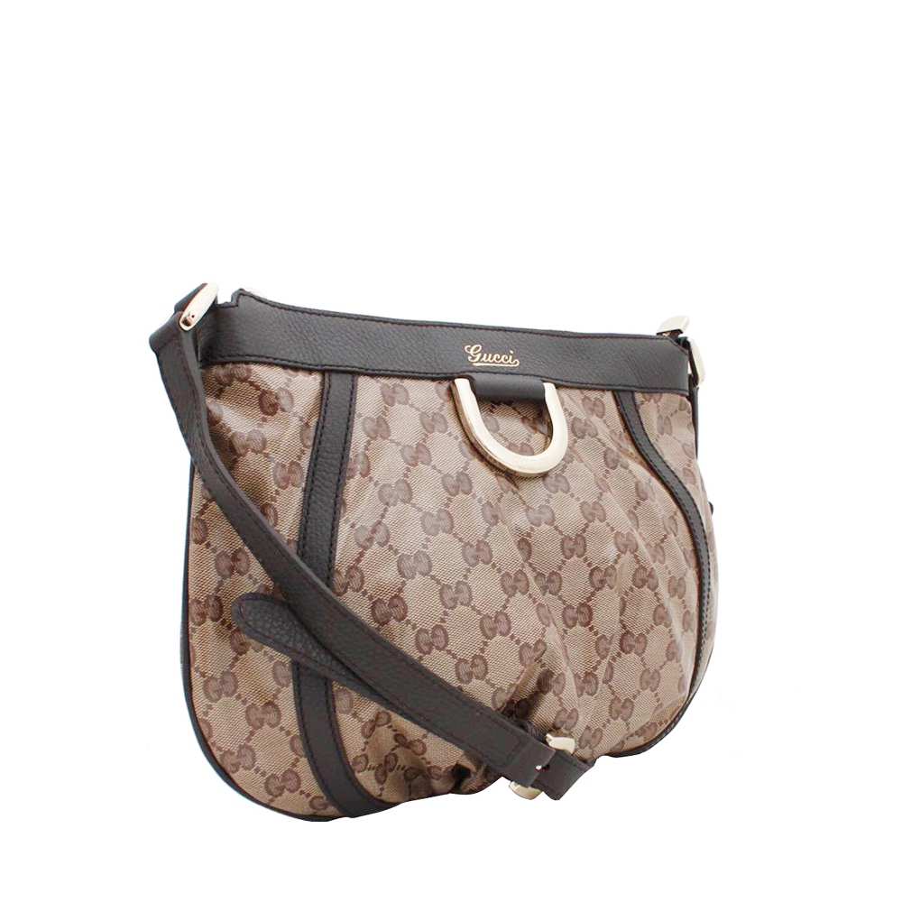 GUCCI GG CRYSTAL CANVAS CROSSBODY BAG