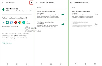 Cara Mengatasi Google Play Store Tidak Bisa Download Aplikasi Dengan Menonaktifkan Play Protect