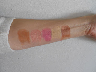 swatches of Au Naturale Cosmetics Creme Makeup tubes.jpeg