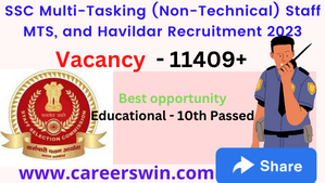 SSC Recruitment 2023 : Apply online 11409 vacancy - Careerswin