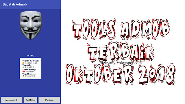 Tools Admob Terbaik Oktober 2018