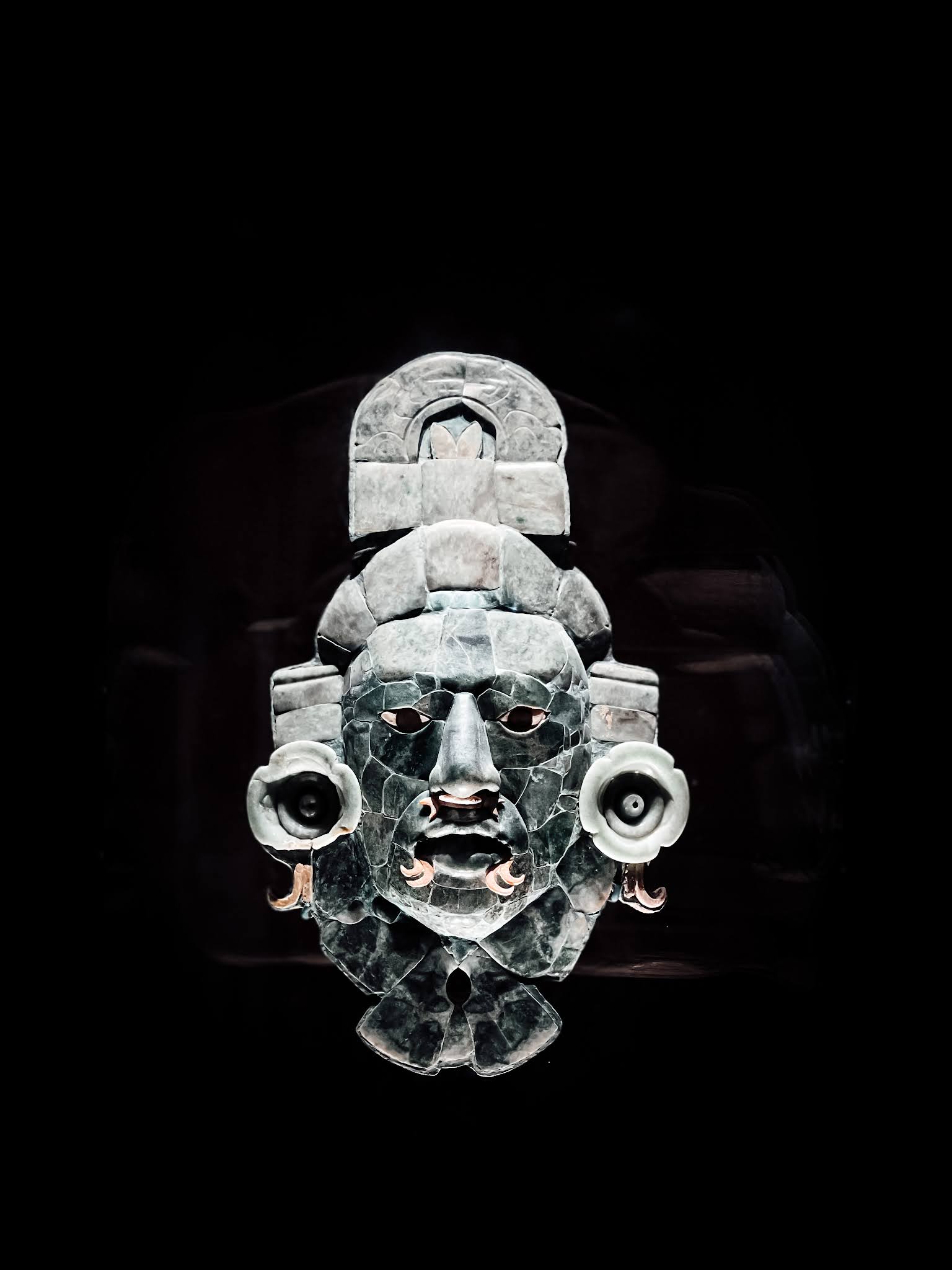 Campeche Musée Archéologique Masque Maya en Jade