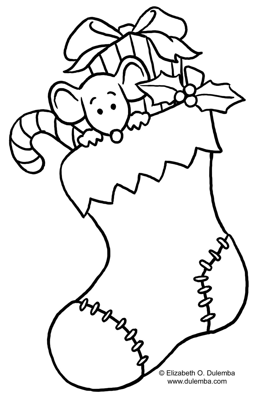 Free Holiday Coloring Pages 9