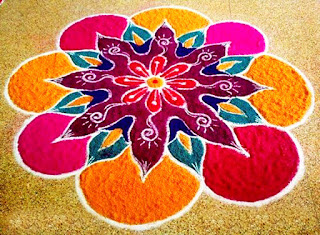 Bhai Dooj Rangoli | Rangoli for Bhai Dooj | Rangoli Designs for Bhai Dooj | Bhai Dooj Simple Rangoli