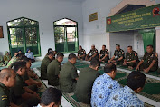 Peringati HUT Korem Ke-55 Secara Sederhana, Kodim 0710/Pekalongan Ziarah Dan Do'a Bersama