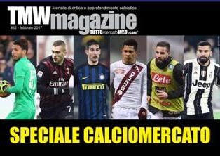 TMW Magazine 62 - Febbraio 2017 | TRUE PDF | Mensile | Sport | Calcio
TMW Magazine è la rivista elettronica gratuita prodotta da Tuttomercatoweb.com.
Ogni mese per voi interviste esclusive, approfondimenti con tutti i protagonisti dello sport e... molto altro!