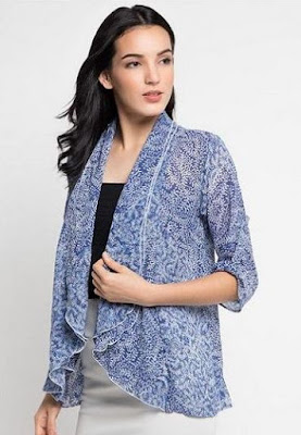 10 Model Baju Batik Kombinasi Bolero  Terbaru 2019