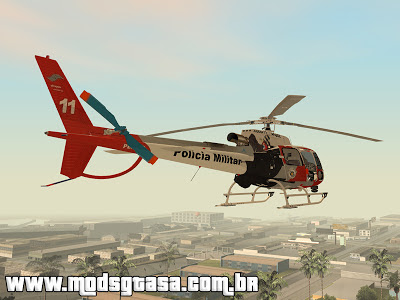 Helicoptero Aguia 11 PMESP para GTA San Andreas