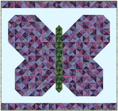 Flutterfly quilt by Slice of Pi Quilts