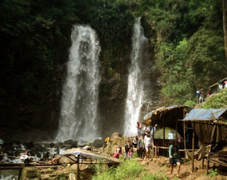 Bermain di Curug Cinulang, wisata alam, jawa barat, air terjun, 