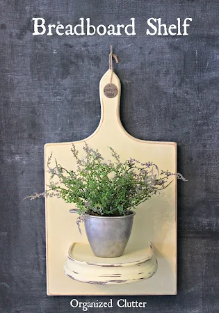 Re-Purposed Breadboard Shelf