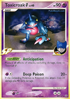 Toxicroak G Pokemon Card Platinum Set