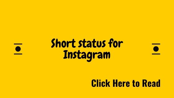 Latest Short status for instagram (updated 2020)