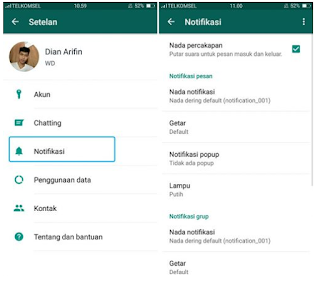Notifikasi Whatsapp Tidak Muncul di Hp Android, Ini solusinya