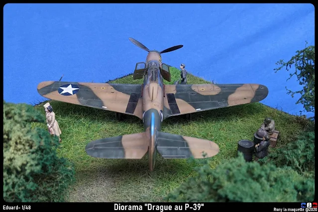 Diorama P-39 Airacobra "Drague au P-39".
