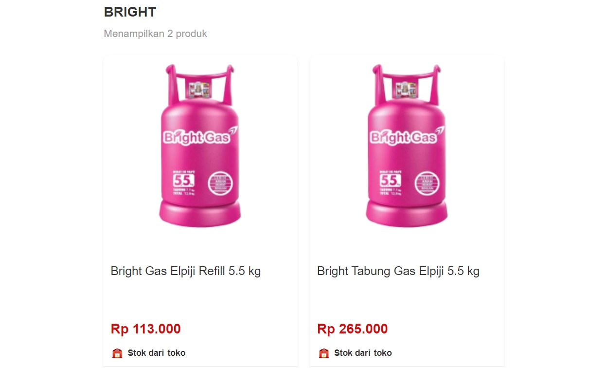 Harga Bright Gas 5.5 kg di Alfamart, Pintar Hemat di Dapur