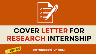 cover letter research internship