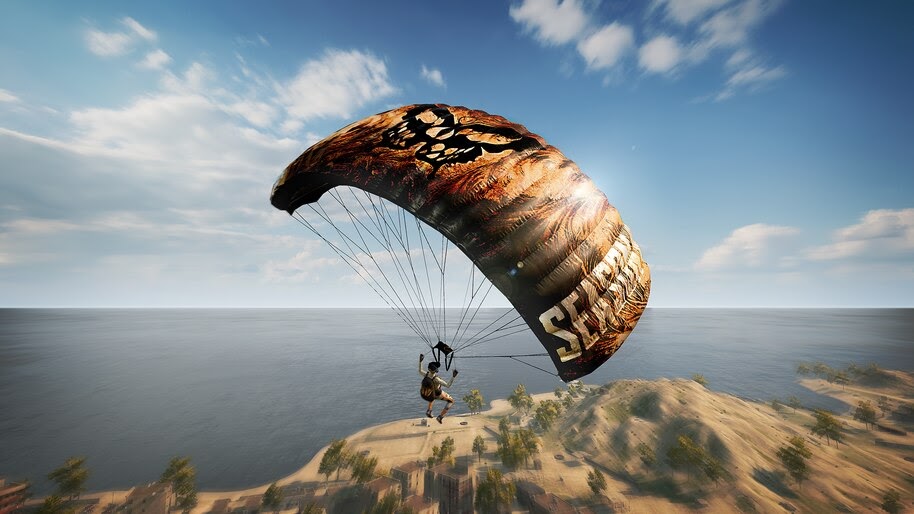  PUBG  Parachute  4K 7 789 Wallpaper