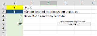 Permutaciones en Excel y Access.