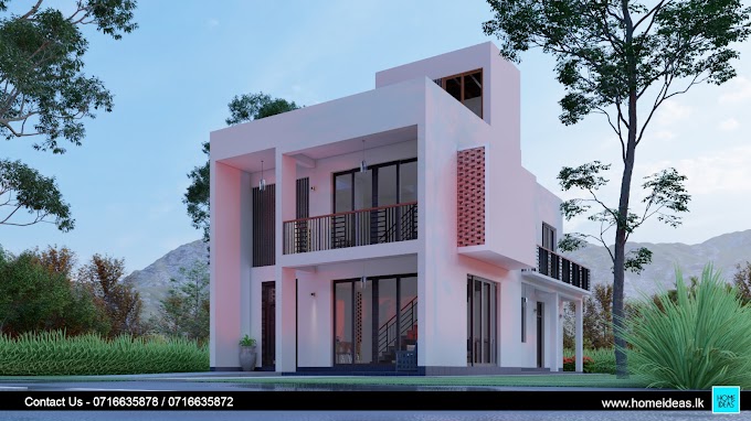 Box type house design 2 story | house plan Sri Lanka | box type home design Sri Lanka | 3 bedroom house design 2022