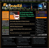 template blog roomantik