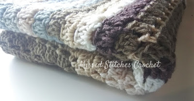 Missed Stitches Crochet - Modern Granny Afghan from Crochet Crowd