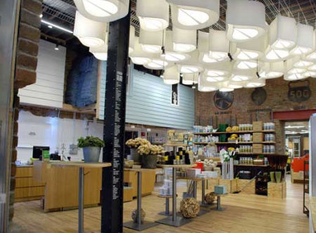 Recycling Crafts | Recycled Materials | Shop with Recycled |  Interior Shop with Recycled Materials | eco-store-design-green-depot