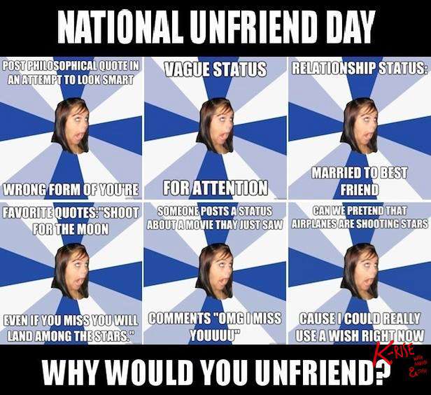 National Unfriend Day Wishes