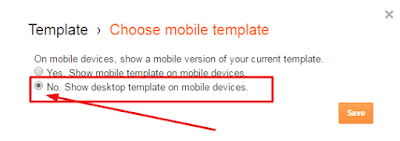 setting template responsive