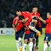 Chile ganó 4 a 0 a Colombia por goleada en el Nacional