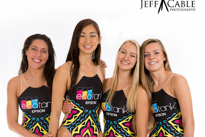 Photographing the US Synchronized Swimming Team for the Epson "Swimming In Ink" Campaign
