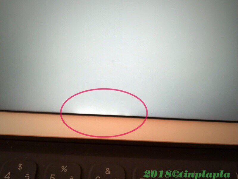Ipad Pro 12 9に光漏れ発生 交換してもらいました Tin