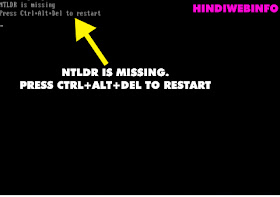 NTLDR is Missing