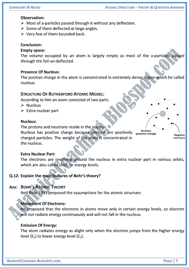 atomic-structure-theory-notes-and-question-answers-chemistry-ix