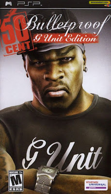 Free Download 50 Cent Bulletproof G Unit Edition PSP Game Cover Photo