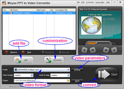 PPT to YouTube converter