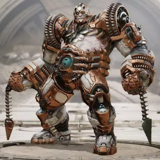 Riktor bronze warden skin Guardián Bronce