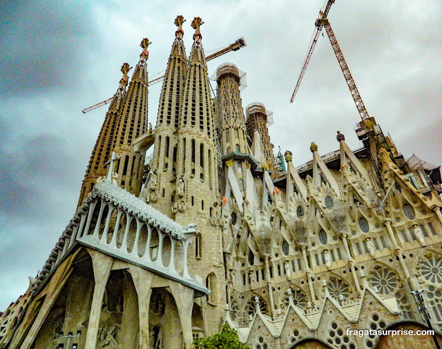 Basílica da Sagrada Família em Barcelona