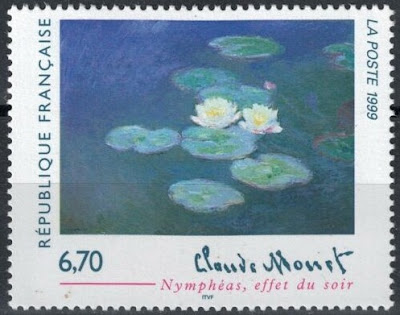 France 1999 Art, Claude Monet, Water-Lilies