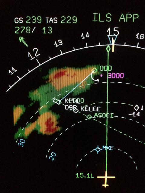 USAirways Airbus Nav Display ND  CapnAux airline aviation