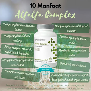 Alfalfa Complex Shaklee Boleh Diambil Ketika Hamil Atau Tak