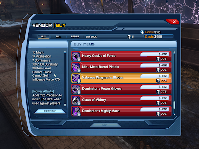 DC Universe Online - Valorous Wingman's Blades