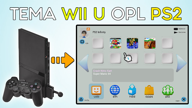 Descargar Tema WII U para OPL PS2