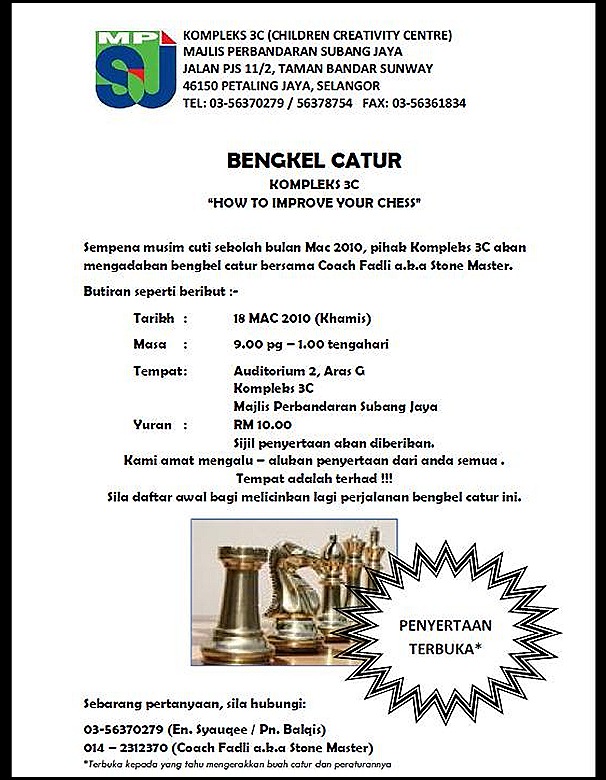 bengkel catur 3C